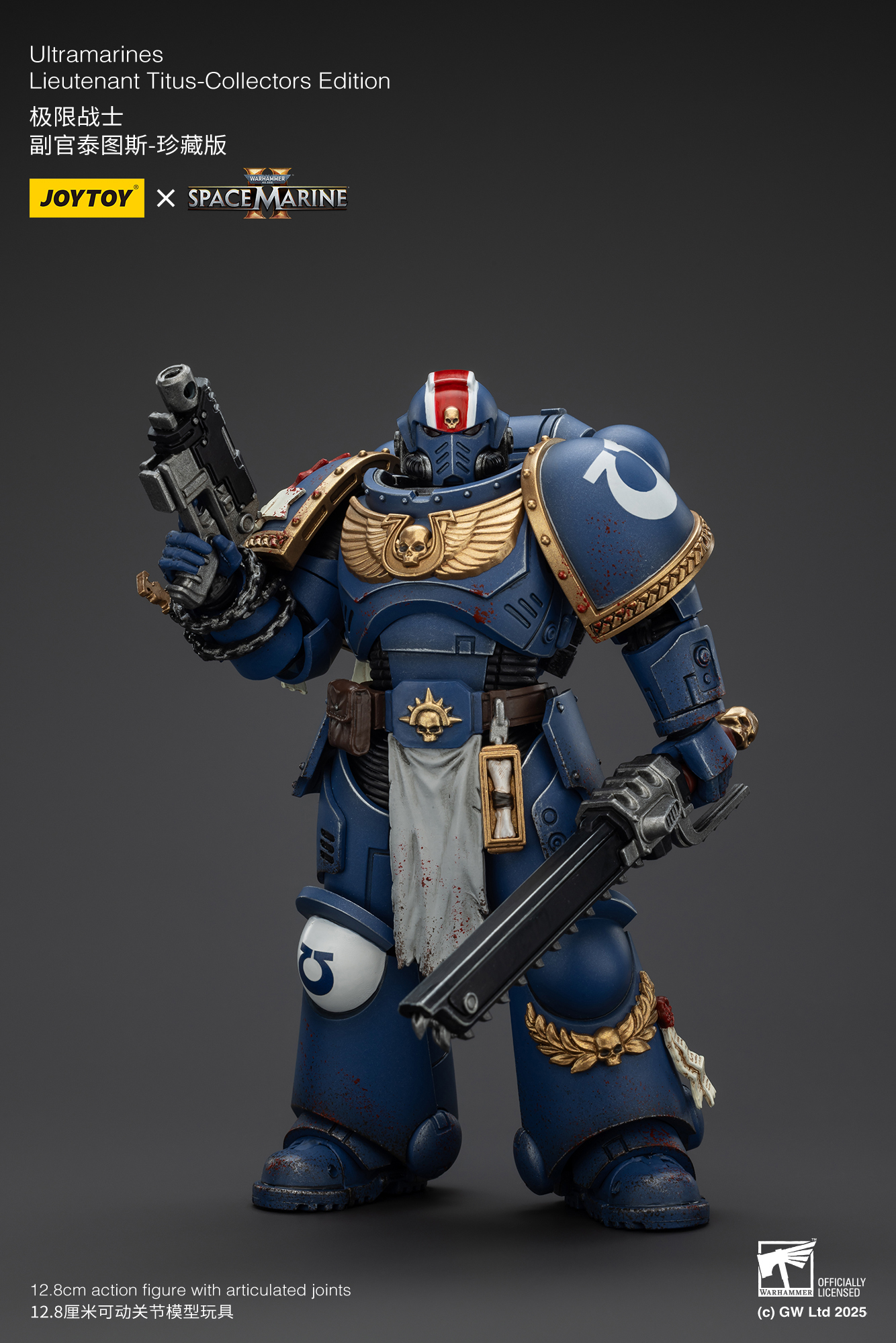 JOYTOY - Warhammer 40k - Ultramarines - Lieutenant Titus-Collectors Edition- (PREORDER) October 30, 2026