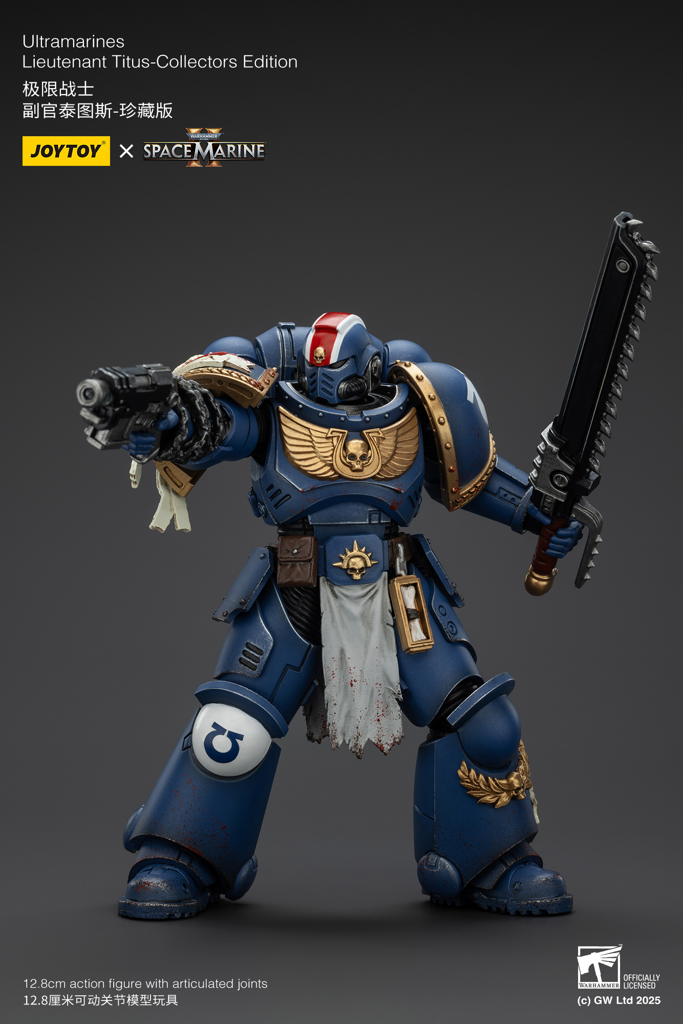 JOYTOY - Warhammer 40k - Ultramarines - Lieutenant Titus-Collectors Edition- (PREORDER) October 30, 2026