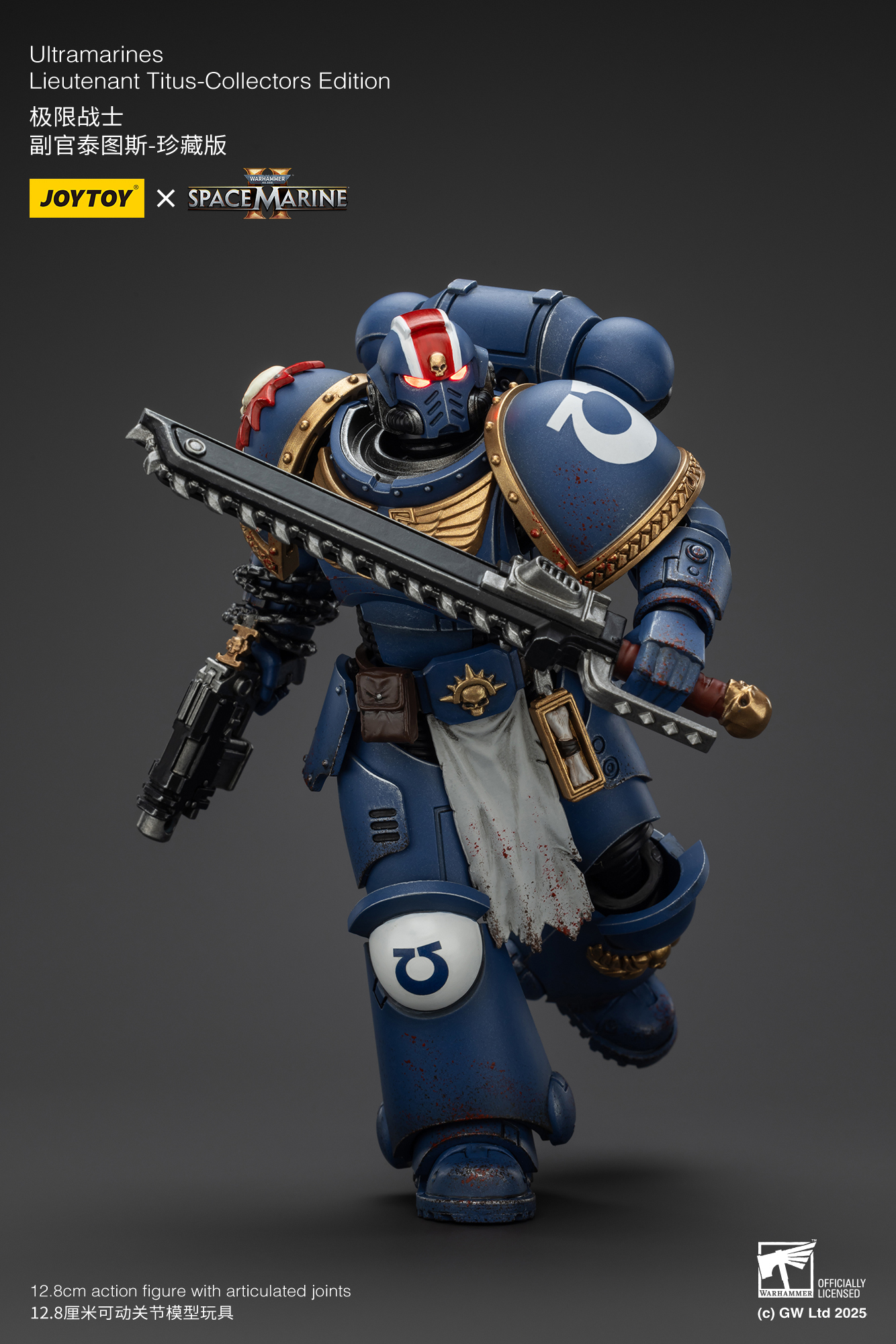 JOYTOY - Warhammer 40k - Ultramarines - Lieutenant Titus-Collectors Edition- (PREORDER) October 30, 2026