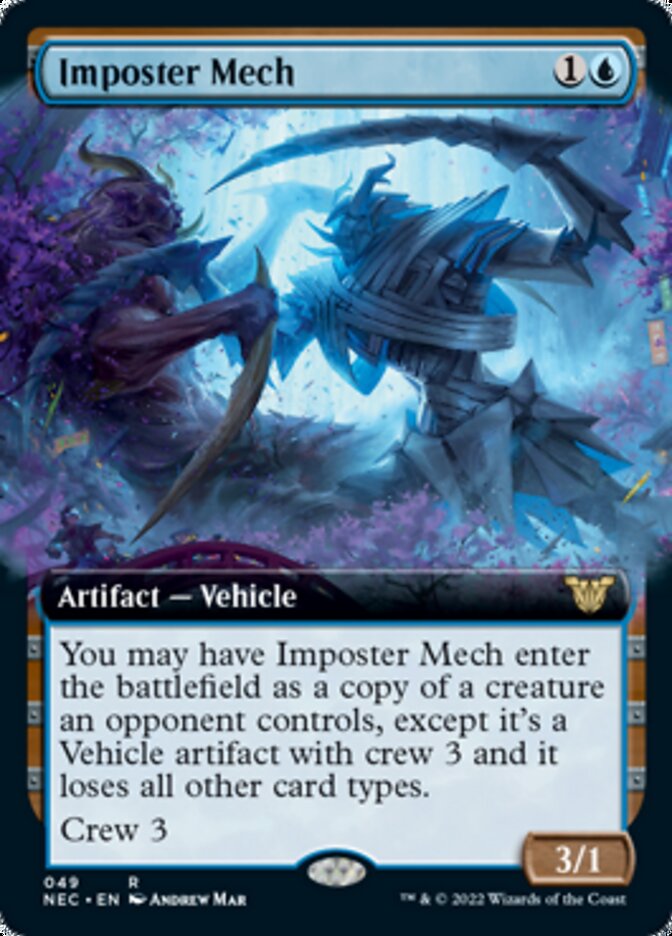 Imposter Mech (Extended Art) [Kamigawa: Neon Dynasty Commander] - Magic: The Gathering - Card Brawlers | Quebec | Canada |