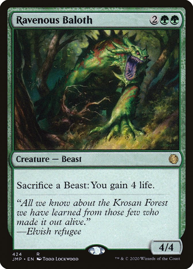 Ravenous Baloth [Jumpstart] - Magic: The Gathering - Card Brawlers | Quebec | Canada |