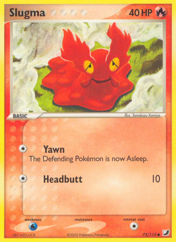 Slugma (73/115) [EX: Unseen Forces] - Pokémon - Card Brawlers | Quebec | Canada |