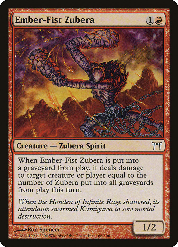 Ember-Fist Zubera [Champions of Kamigawa] - Magic: The Gathering - Card Brawlers | Quebec | Canada |
