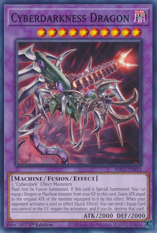 Cyberdarkness Dragon [SDCS-EN043] Common - Yu-Gi-Oh! - Card Brawlers | Quebec | Canada |