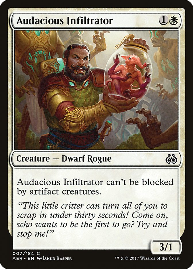 Audacious Infiltrator [Aether Revolt] - Magic: The Gathering - Card Brawlers | Quebec | Canada |