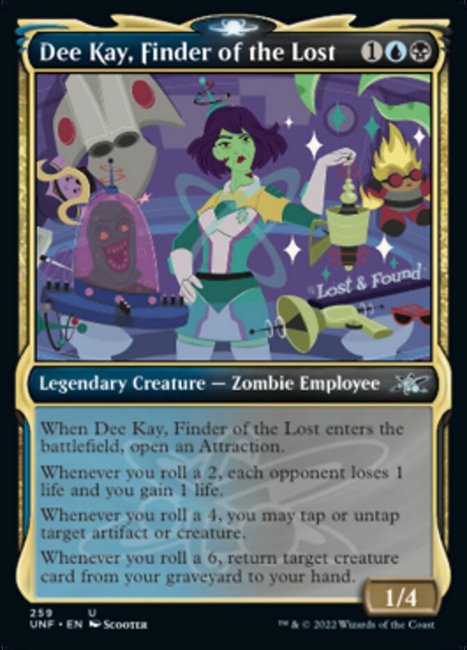 Dee Kay, Finder of the Lost (Showcase) [Unfinity] - Magic: The Gathering - Card Brawlers | Quebec | Canada |