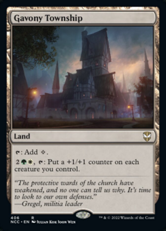 Gavony Township [Streets of New Capenna Commander] - Magic: The Gathering - Card Brawlers | Quebec | Canada |