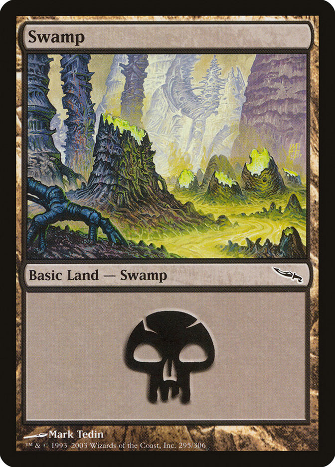 Swamp (295) [Mirrodin] - Magic: The Gathering - Card Brawlers | Quebec | Canada |