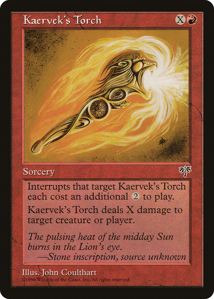 Kaervek's Torch [Mirage] - Magic: The Gathering - Card Brawlers | Quebec | Canada |