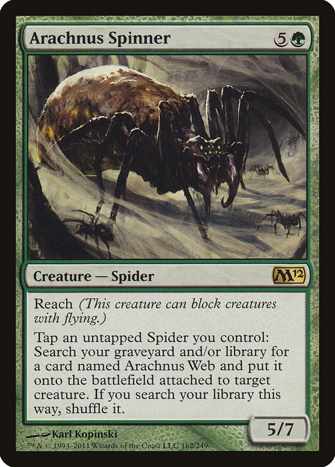 Arachnus Spinner [Magic 2012] - Magic: The Gathering - Card Brawlers | Quebec | Canada |
