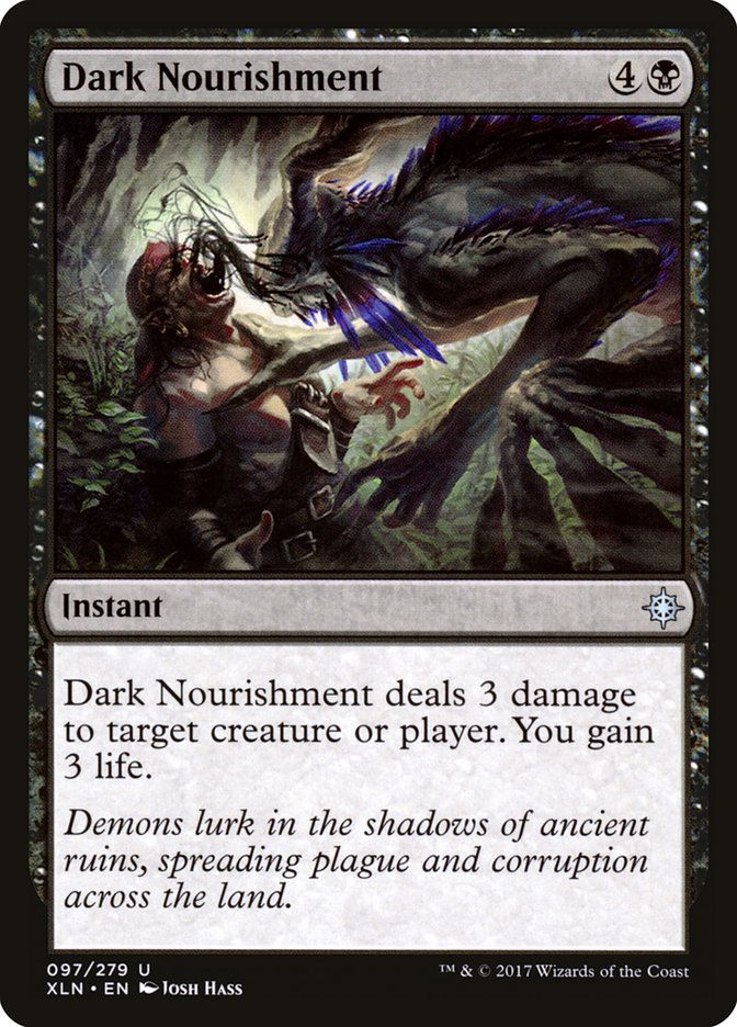 Dark Nourishment [Ixalan] - Magic: The Gathering - Card Brawlers | Quebec | Canada |