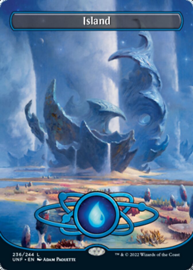 Island (236) (Planetary Space-ic Land) [Unfinity] - Magic: The Gathering - Card Brawlers | Quebec | Canada |