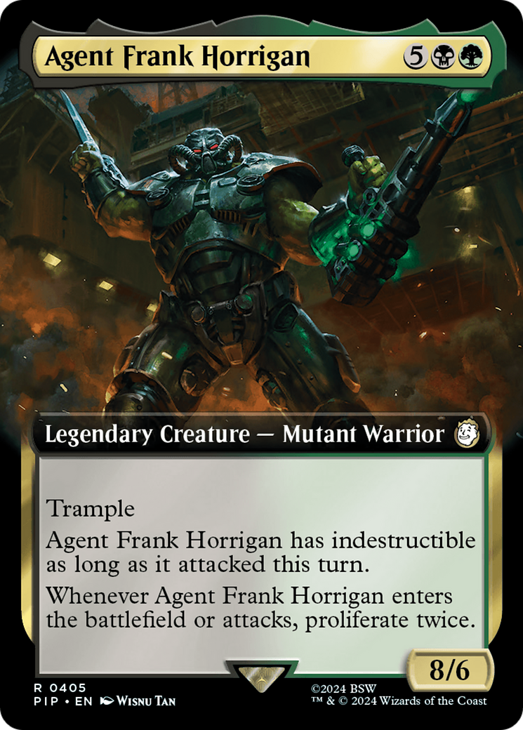 Agent Frank Horrigan (Extended Art) [Fallout] - Magic: The Gathering - Card Brawlers | Quebec | Canada |