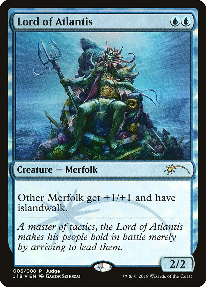 Lord of Atlantis [Judge Gift Cards 2018] - Magic: The Gathering - Card Brawlers | Quebec | Canada |