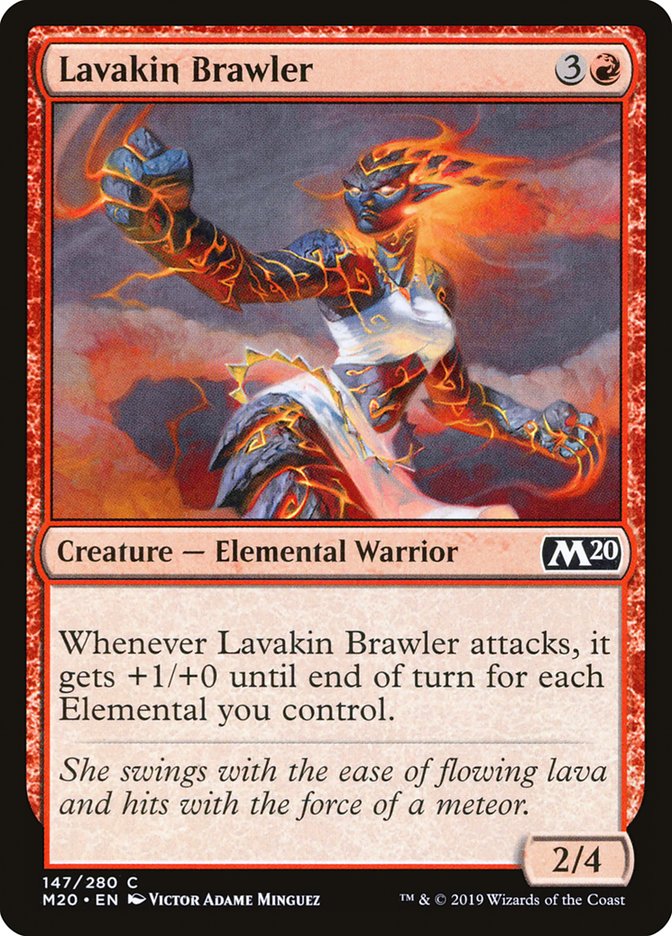Lavakin Brawler [Core Set 2020] - Magic: The Gathering - Card Brawlers | Quebec | Canada |