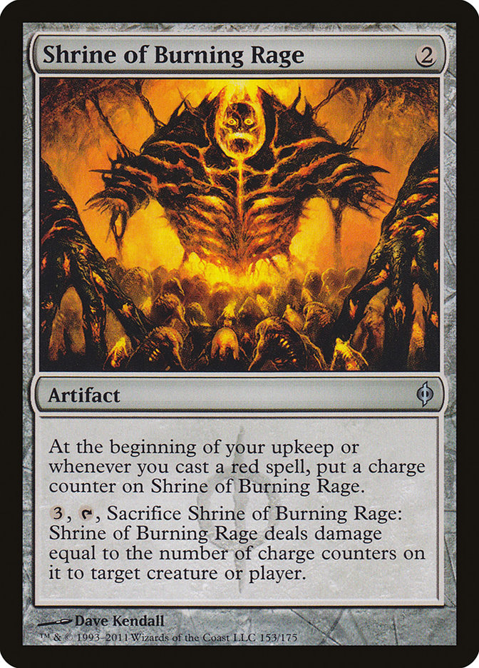 Shrine of Burning Rage [New Phyrexia] - Magic: The Gathering - Card Brawlers | Quebec | Canada |