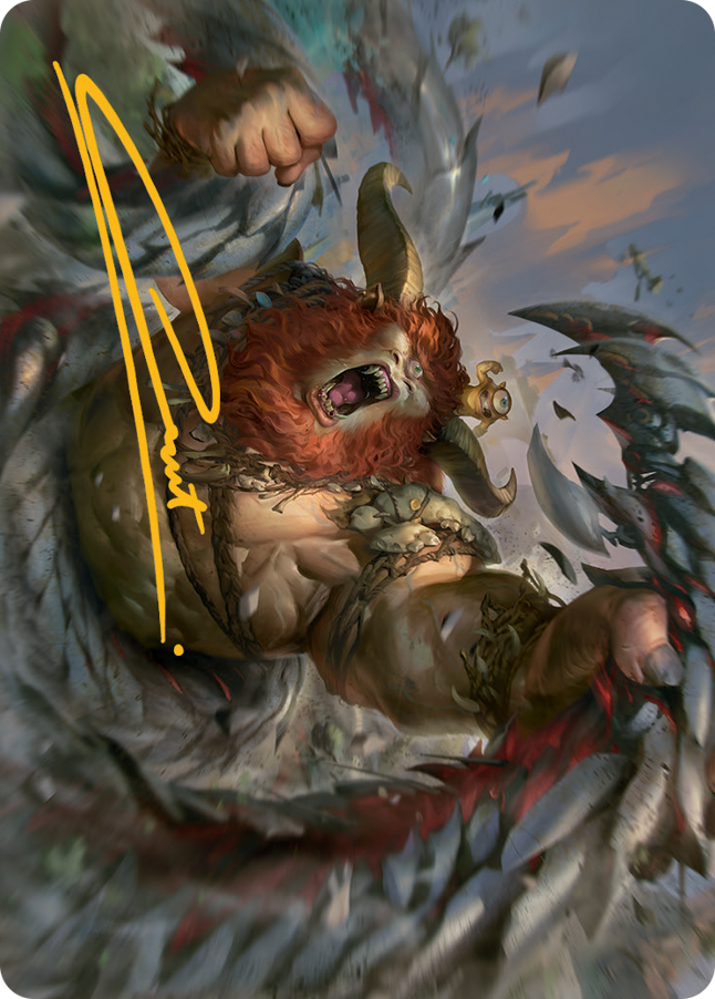 Borborygmos and Fblthp Art Card (42) (Gold-Stamped Signature) [March of the Machine Art Series] - Magic: The Gathering - Card Brawlers | Quebec | Canada |