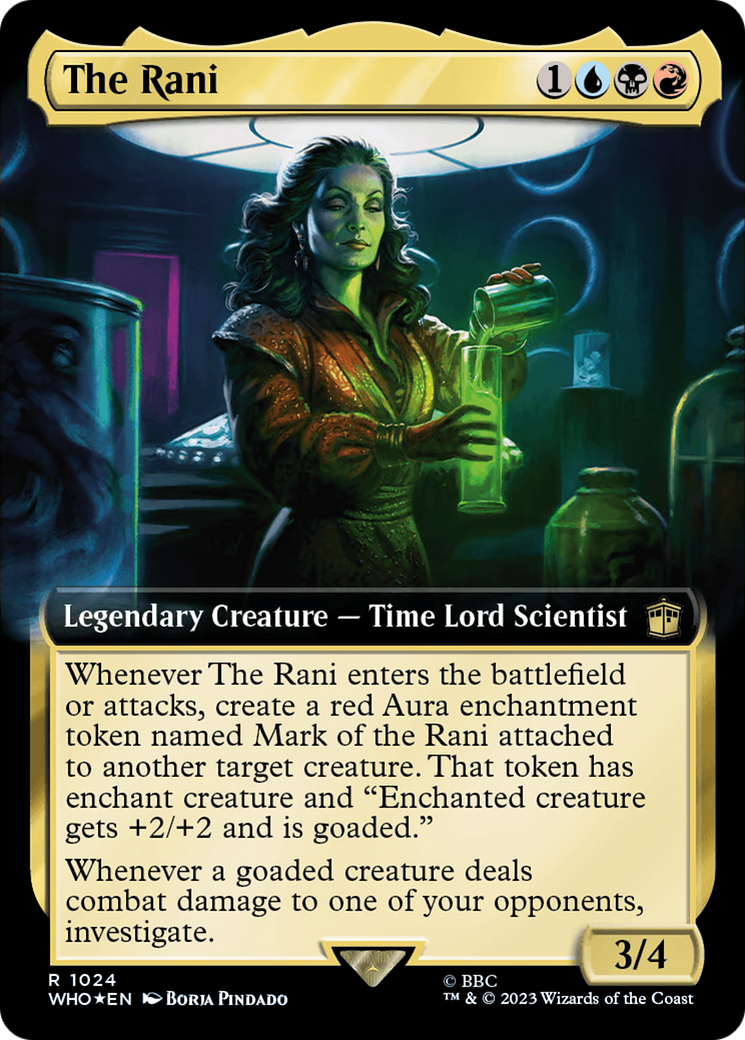 The Rani (Extended Art) (Surge Foil) [Doctor Who] - Magic: The Gathering - Card Brawlers | Quebec | Canada |