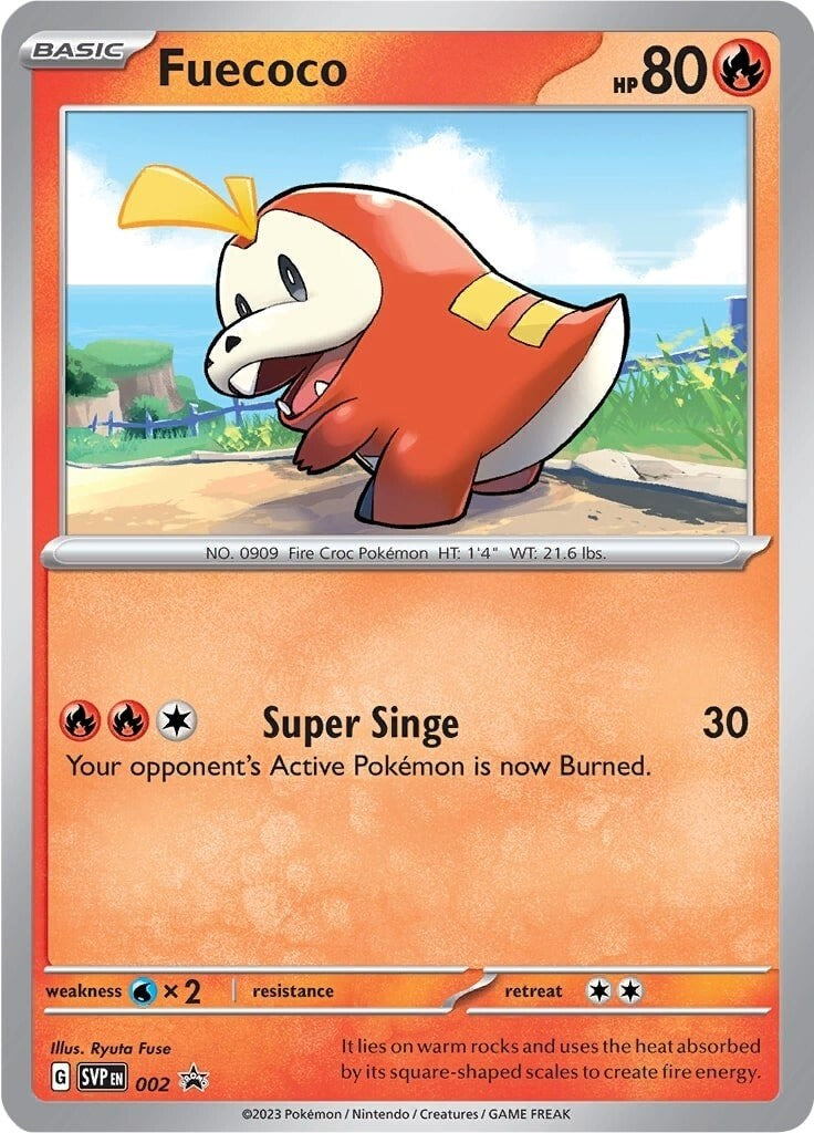 Fuecoco (002) [Scarlet & Violet: Black Star Promos] - Pokémon - Card Brawlers | Quebec | Canada |