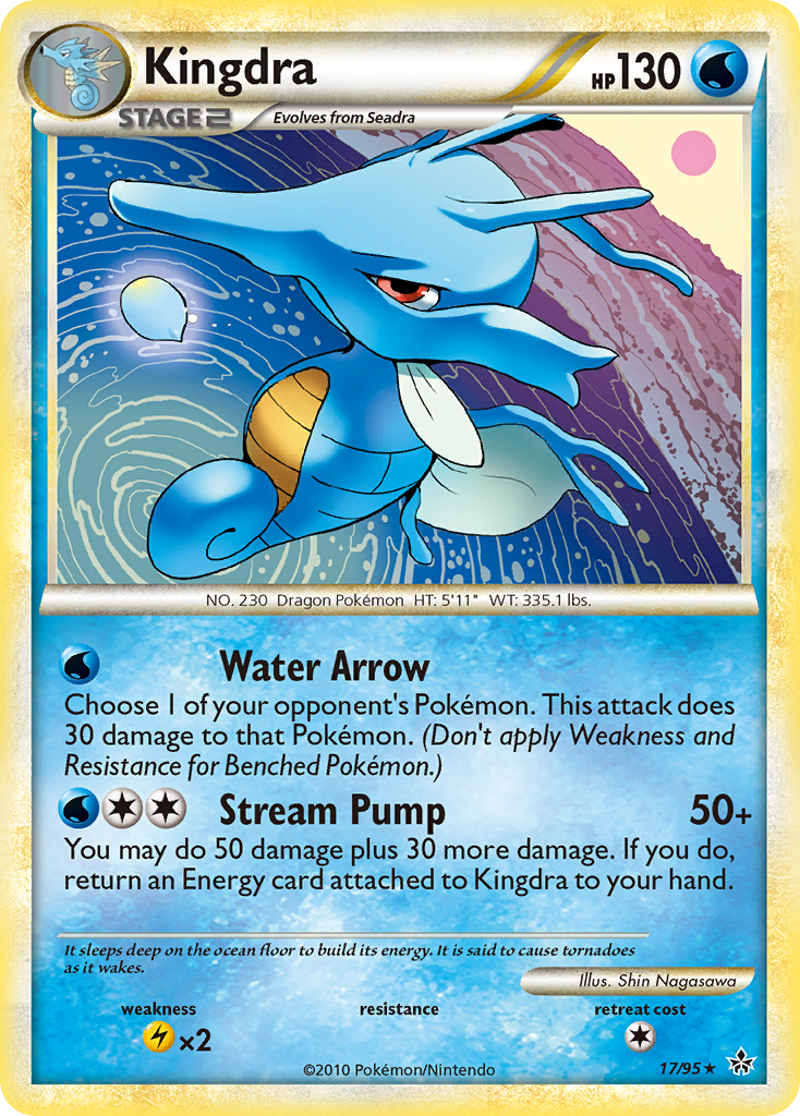 Kingdra (17/95) [HeartGold & SoulSilver: Unleashed] - Pokémon - Card Brawlers | Quebec | Canada |
