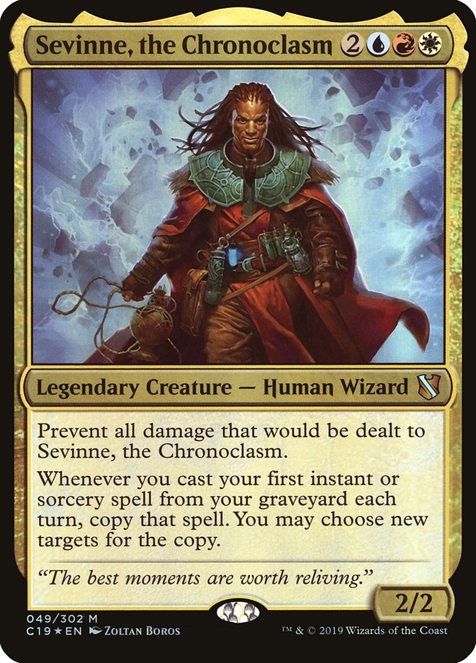 Sevinne, the Chronoclasm (Oversized) [Commander 2019 Oversized] - Magic: The Gathering - Card Brawlers | Quebec | Canada |