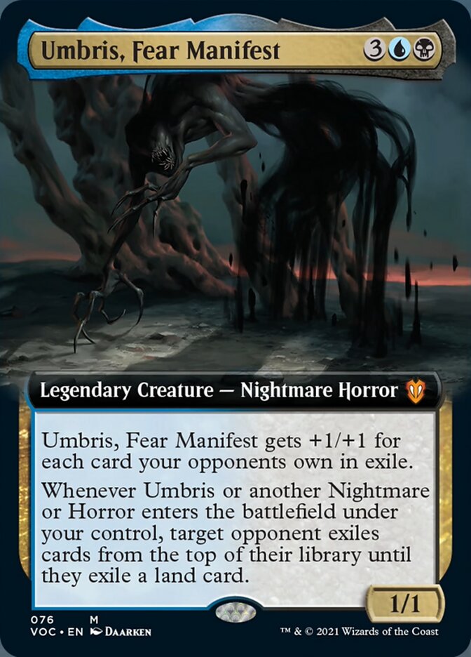 Umbris, Fear Manifest (Extended Art) [Innistrad: Crimson Vow Commander] - Magic: The Gathering - Card Brawlers | Quebec | Canada |