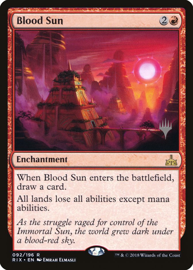 Blood Sun (Promo Pack) [Rivals of Ixalan Promos] - Magic: The Gathering - Card Brawlers | Quebec | Canada |