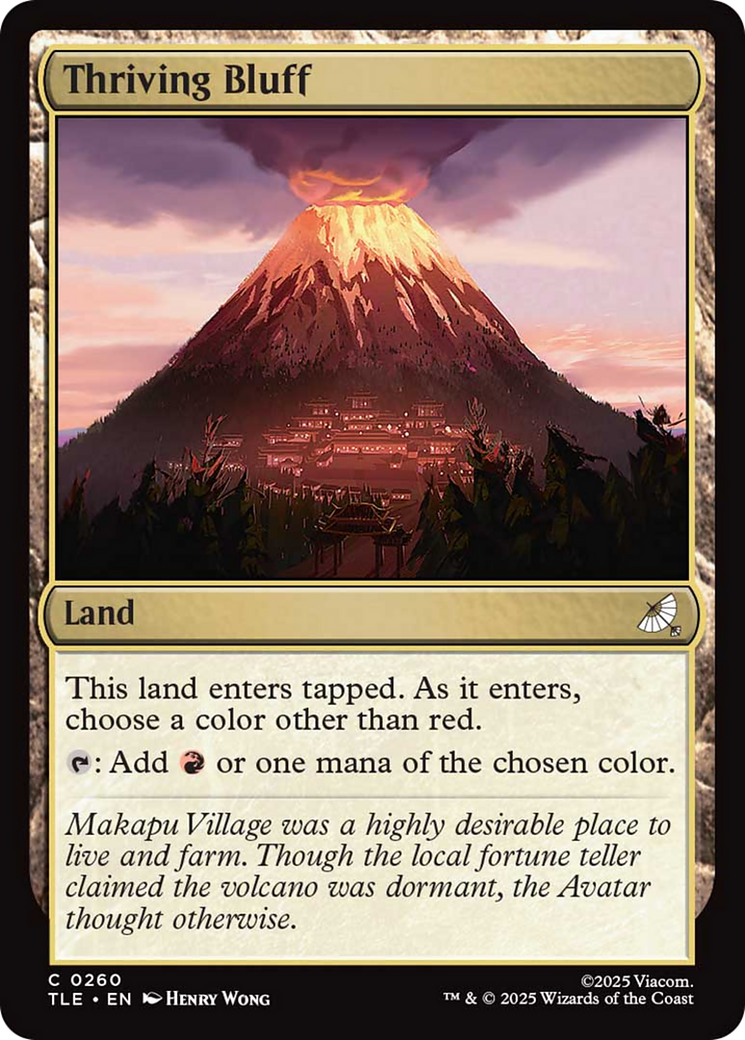 Thriving Bluff [Avatar: The Last Airbender: Eternal-Legal] - Magic: The Gathering - Card Brawlers | Quebec | Canada |