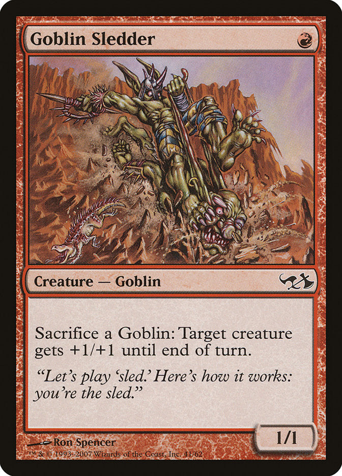 Goblin Sledder [Duel Decks: Elves vs. Goblins] - Magic: The Gathering - Card Brawlers | Quebec | Canada |