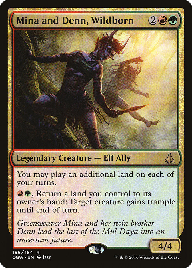 Mina and Denn, Wildborn [Oath of the Gatewatch] - Magic: The Gathering - Card Brawlers | Quebec | Canada |