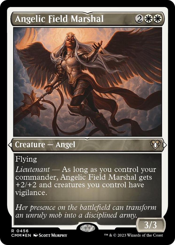 Angelic Field Marshal (Foil Etched) [Commander Masters] - Magic: The Gathering - Card Brawlers | Quebec | Canada |