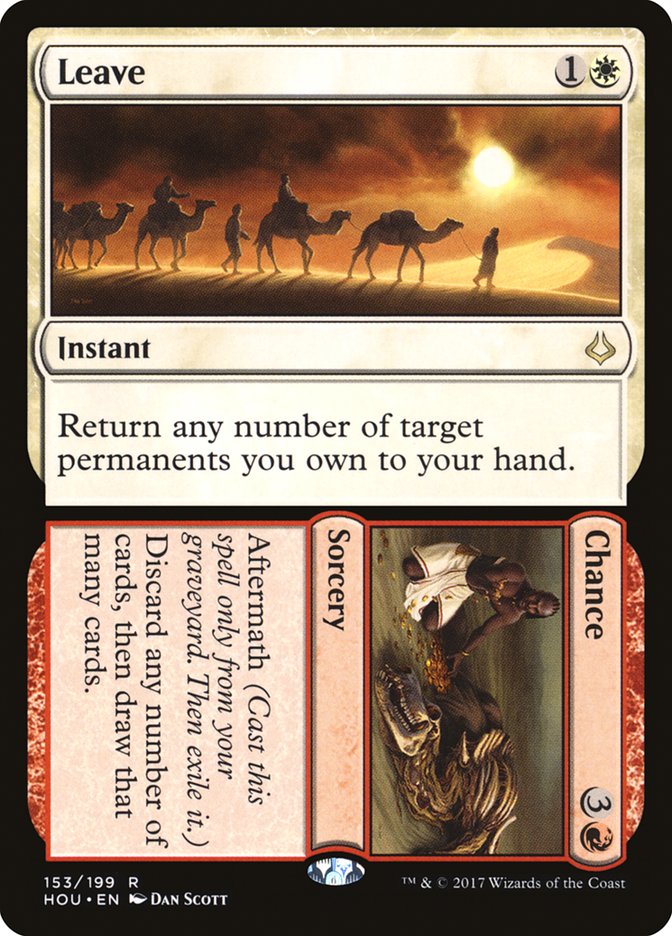Leave // Chance [Hour of Devastation] - Magic: The Gathering - Card Brawlers | Quebec | Canada |