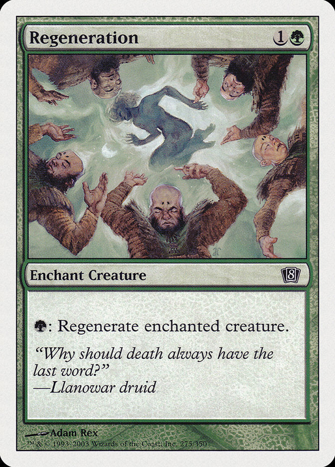 Regeneration [Eighth Edition] - Magic: The Gathering - Card Brawlers | Quebec | Canada |