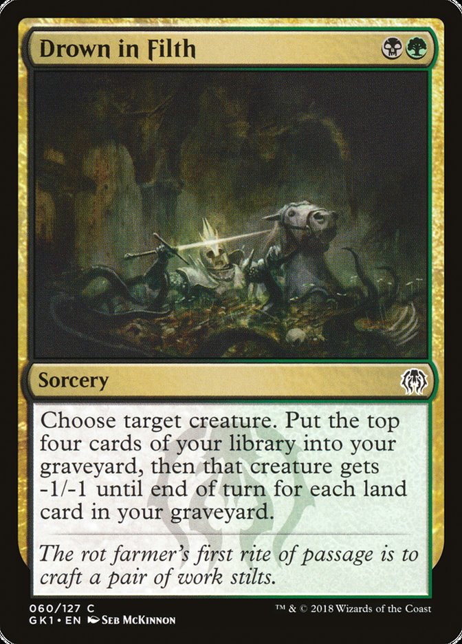 Drown in Filth [Guilds of Ravnica Guild Kit] - Magic: The Gathering - Card Brawlers | Quebec | Canada |