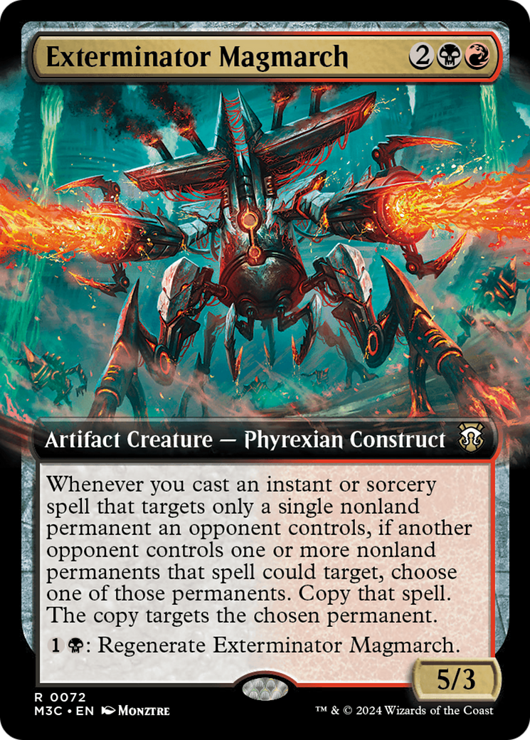 Exterminator Magmarch (Extended Art) (Ripple Foil) [Modern Horizons 3 Commander] - Magic: The Gathering - Card Brawlers | Quebec | Canada |