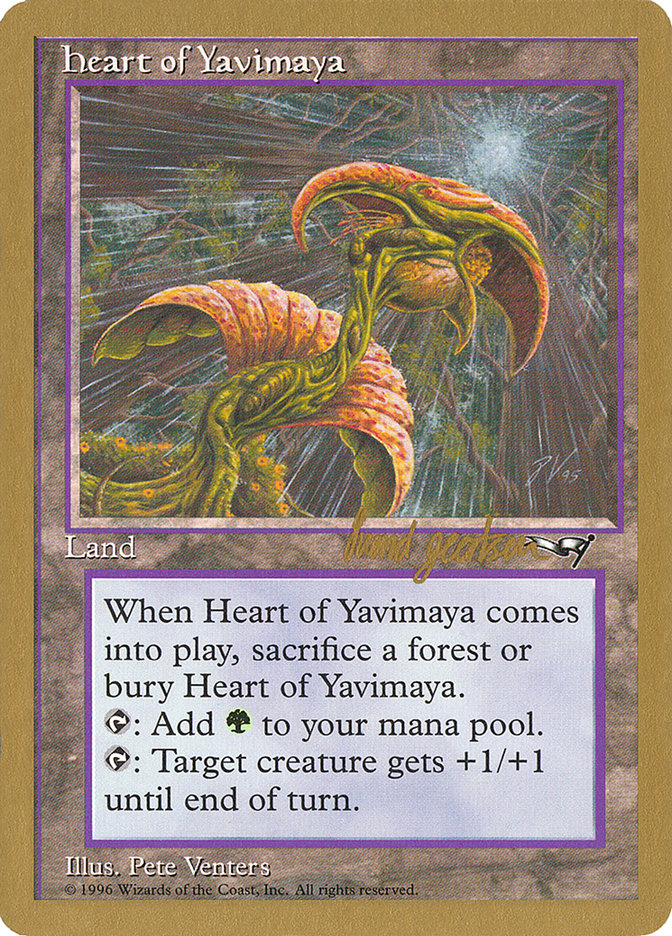 Heart of Yavimaya (Svend Geertsen) [World Championship Decks 1997] - Magic: The Gathering - Card Brawlers | Quebec | Canada |