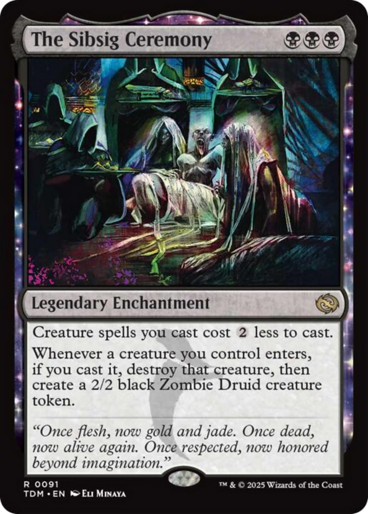 The Sibsig Ceremony [Tarkir: Dragonstorm] - Magic: The Gathering - Card Brawlers | Quebec | Canada |
