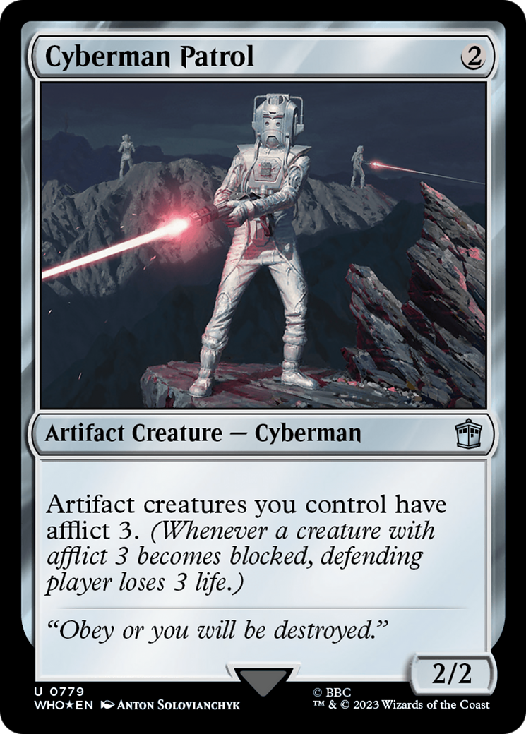 Cyberman Patrol (Surge Foil) [Doctor Who] - Magic: The Gathering - Card Brawlers | Quebec | Canada |