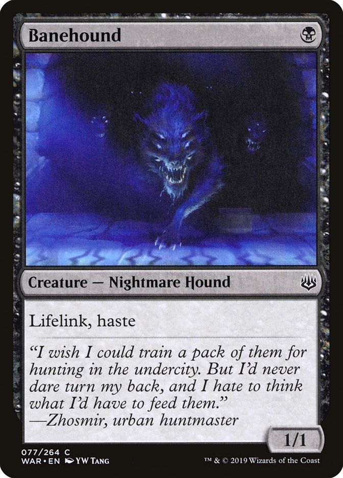 Banehound [War of the Spark] - Magic: The Gathering - Card Brawlers | Quebec | Canada |