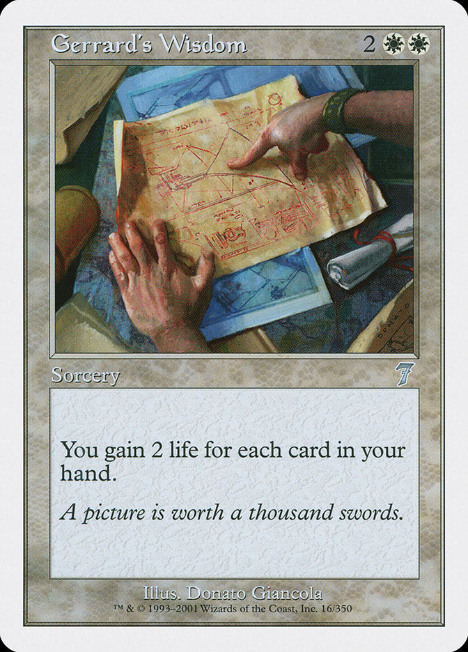 Gerrard's Wisdom [Seventh Edition] - Magic: The Gathering - Card Brawlers | Quebec | Canada |