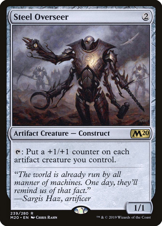 Steel Overseer [Core Set 2020] - Magic: The Gathering - Card Brawlers | Quebec | Canada |