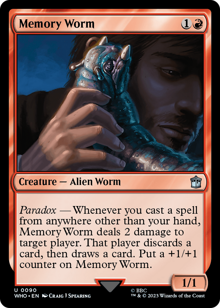 Memory Worm [Doctor Who] - Magic: The Gathering - Card Brawlers | Quebec | Canada |