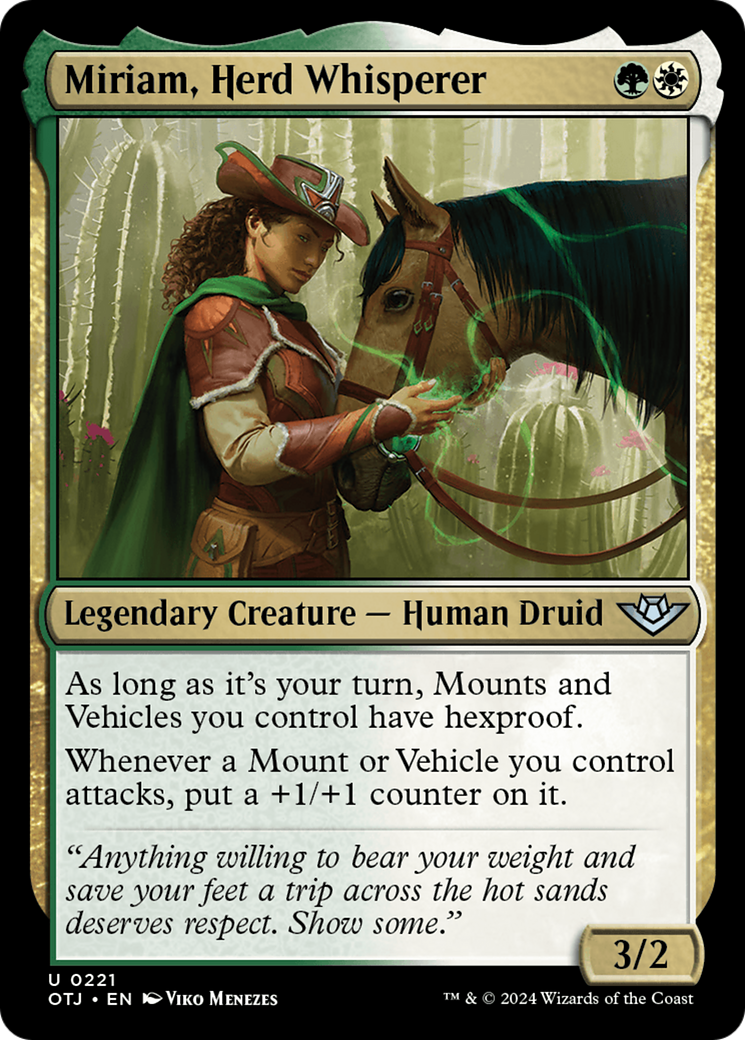 Miriam, Herd Whisperer [Outlaws of Thunder Junction] - Magic: The Gathering - Card Brawlers | Quebec | Canada |