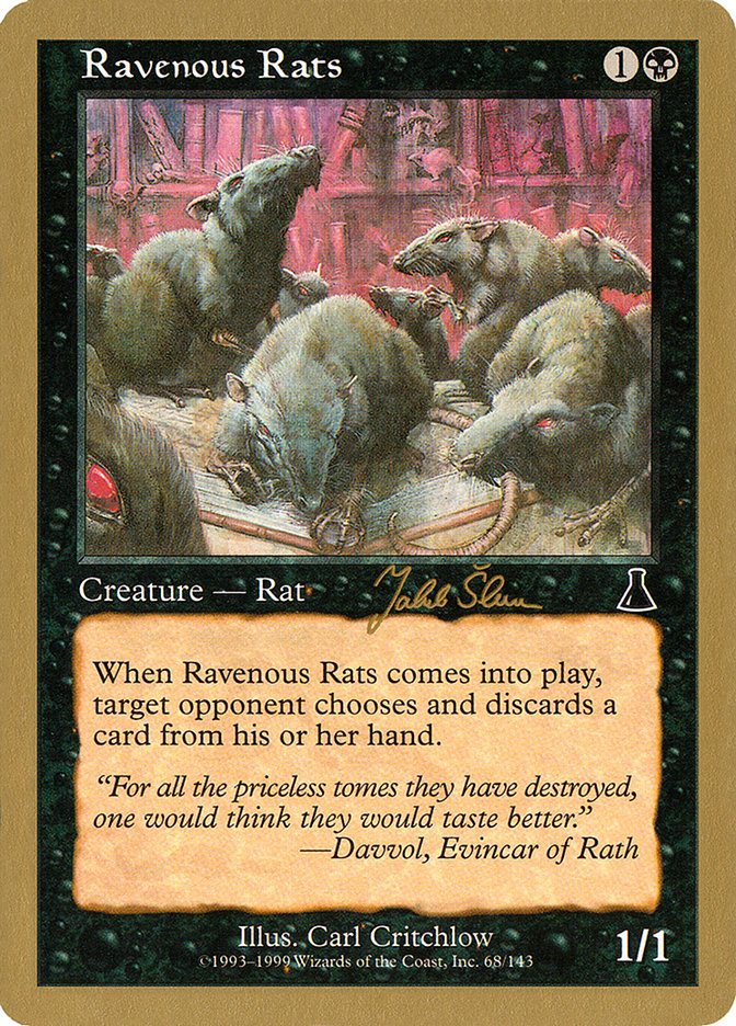 Ravenous Rats (Jakub Slemr) [World Championship Decks 1999] - Magic: The Gathering - Card Brawlers | Quebec | Canada |