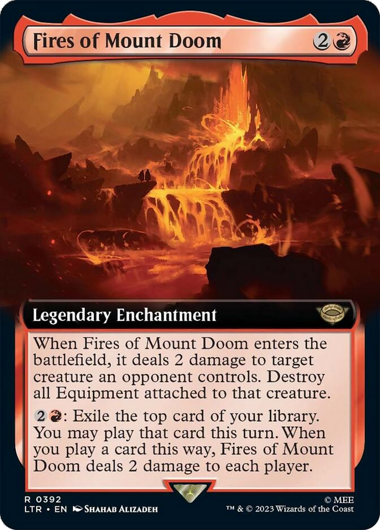 Fires of Mount Doom (Extended Art) [The Lord of the Rings: Tales of Middle-Earth] - Magic: The Gathering - Card Brawlers | Quebec | Canada |