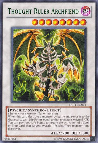 Thought Ruler Archfiend (Green) [DL11-EN014] Rare - Yu-Gi-Oh! - Card Brawlers | Quebec | Canada |