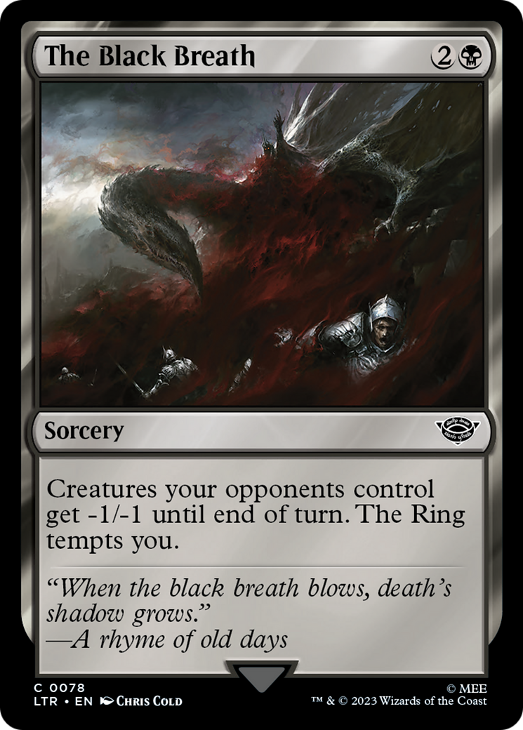 The Black Breath [The Lord of the Rings: Tales of Middle-Earth] - Magic: The Gathering - Card Brawlers | Quebec | Canada |