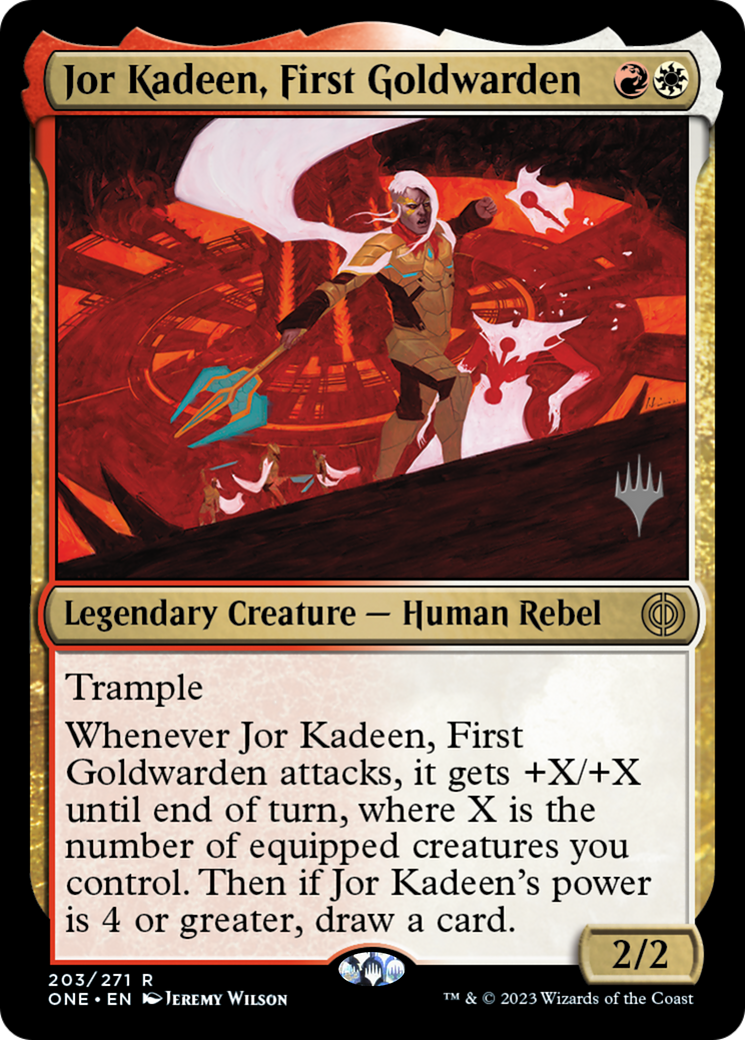 Jor Kadeen, First Goldwarden (Promo Pack) [Phyrexia: All Will Be One Promos] - Magic: The Gathering - Card Brawlers | Quebec | Canada |