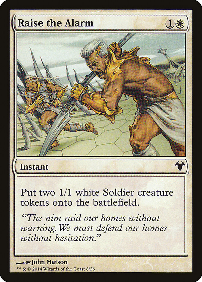 Raise the Alarm [Modern Event Deck 2014] - Magic: The Gathering - Card Brawlers | Quebec | Canada |