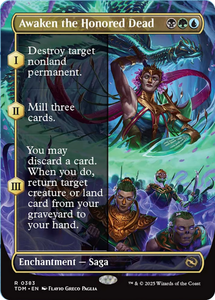 Awaken the Honored Dead (Borderless) [Tarkir: Dragonstorm] - Magic: The Gathering - Card Brawlers | Quebec | Canada |